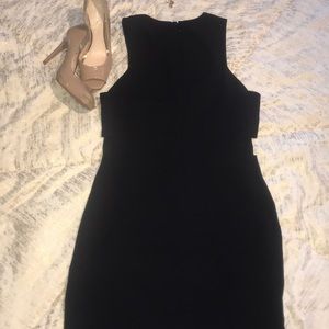 ‼️BOGO H & M black mini dress with side cut outs